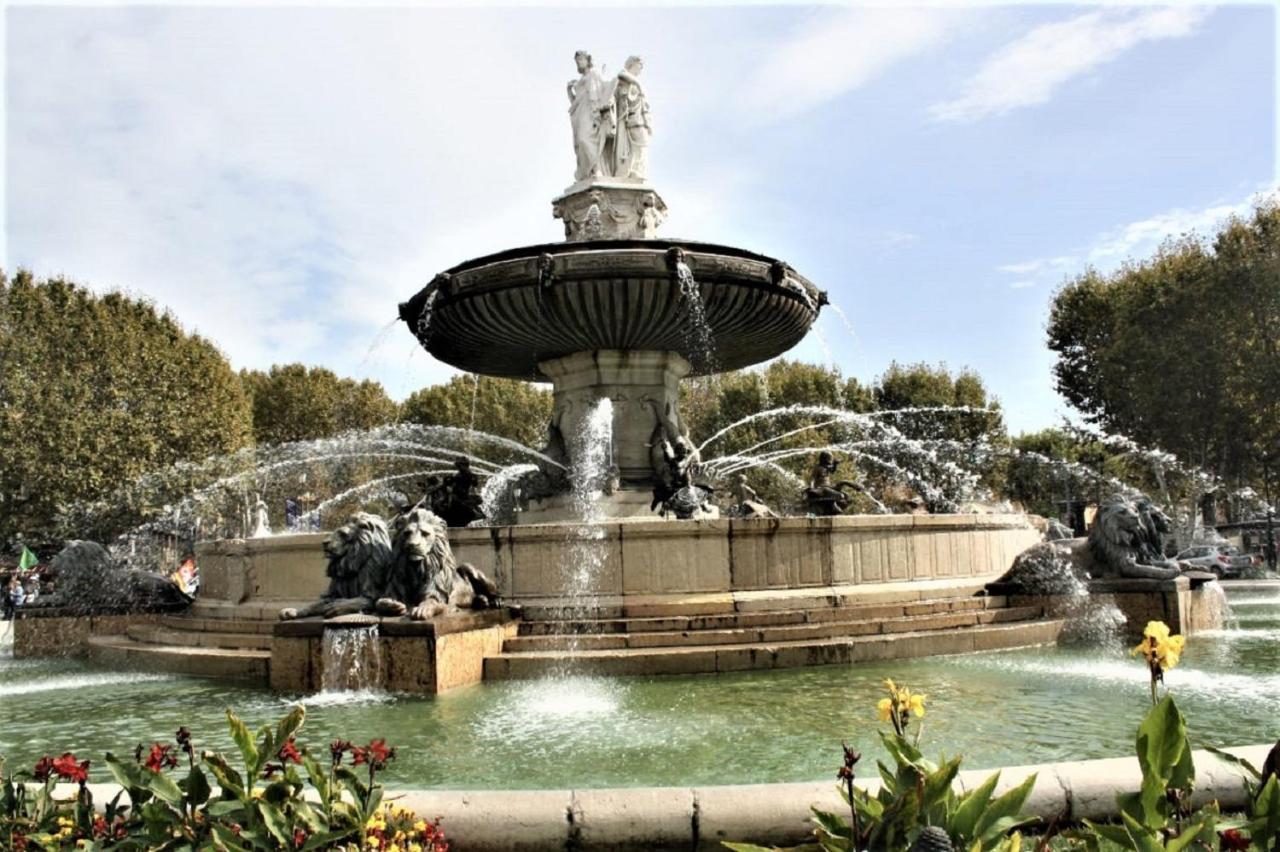 Augustins Fountain Studio Cosy Aix Centre Historique A 3 Minutes De Cours Mirabeau -Wifi-Smart Tv-Rue Calme Aix-en-Provence Exterior foto